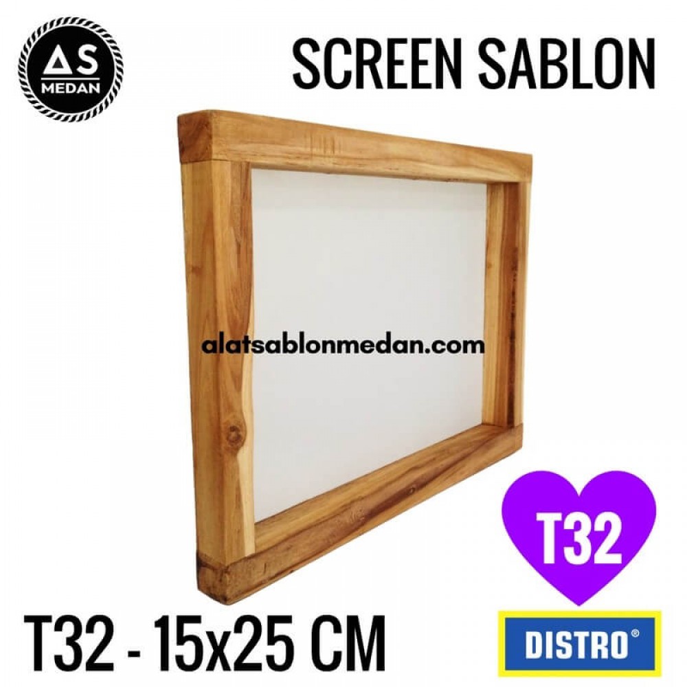 Screen Sablon T32 15x25 (KAYU)